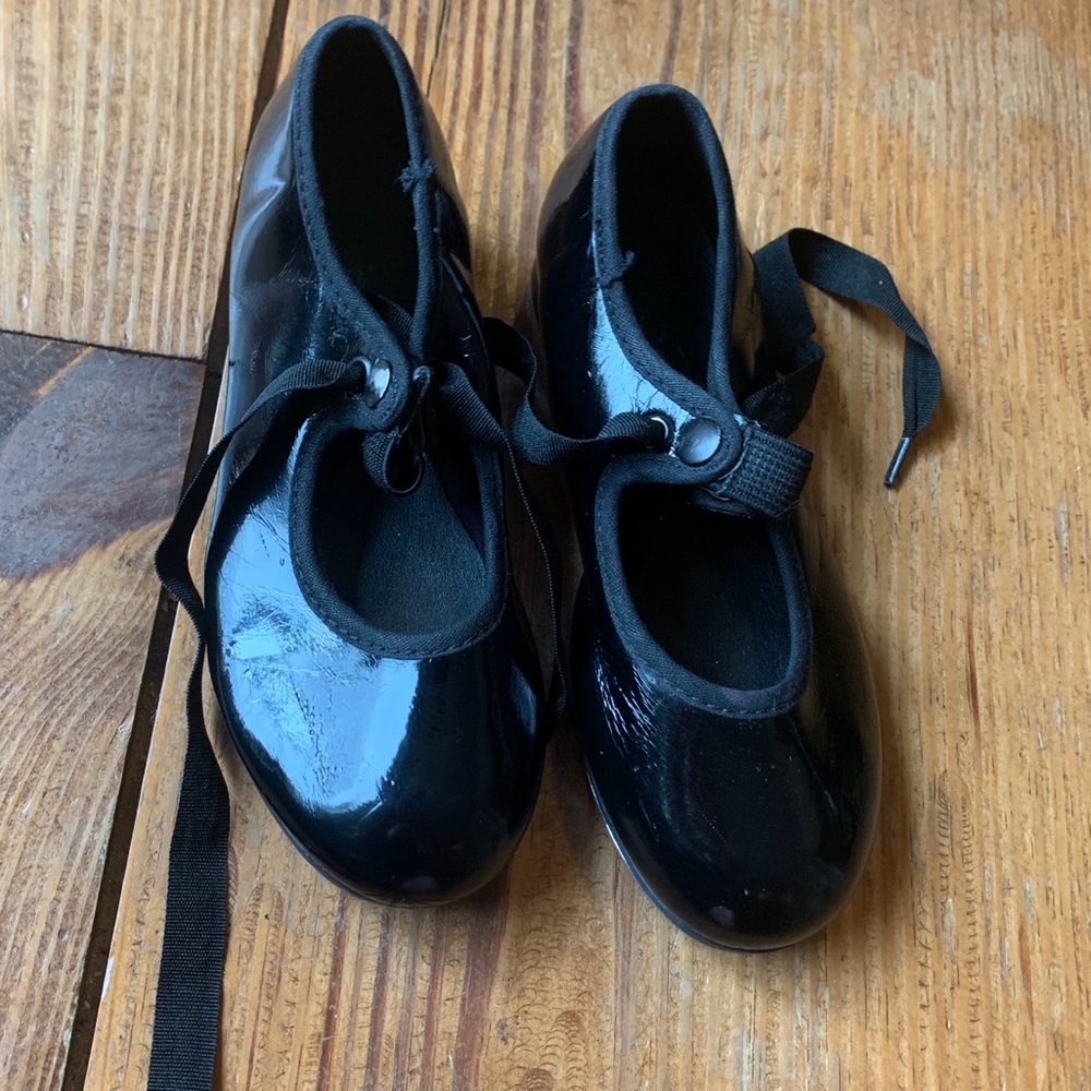 GirlsSize 10.5 So Danca Black Tap shoes Dance
